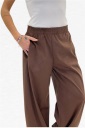 pantalone con elastico in vita alcantara